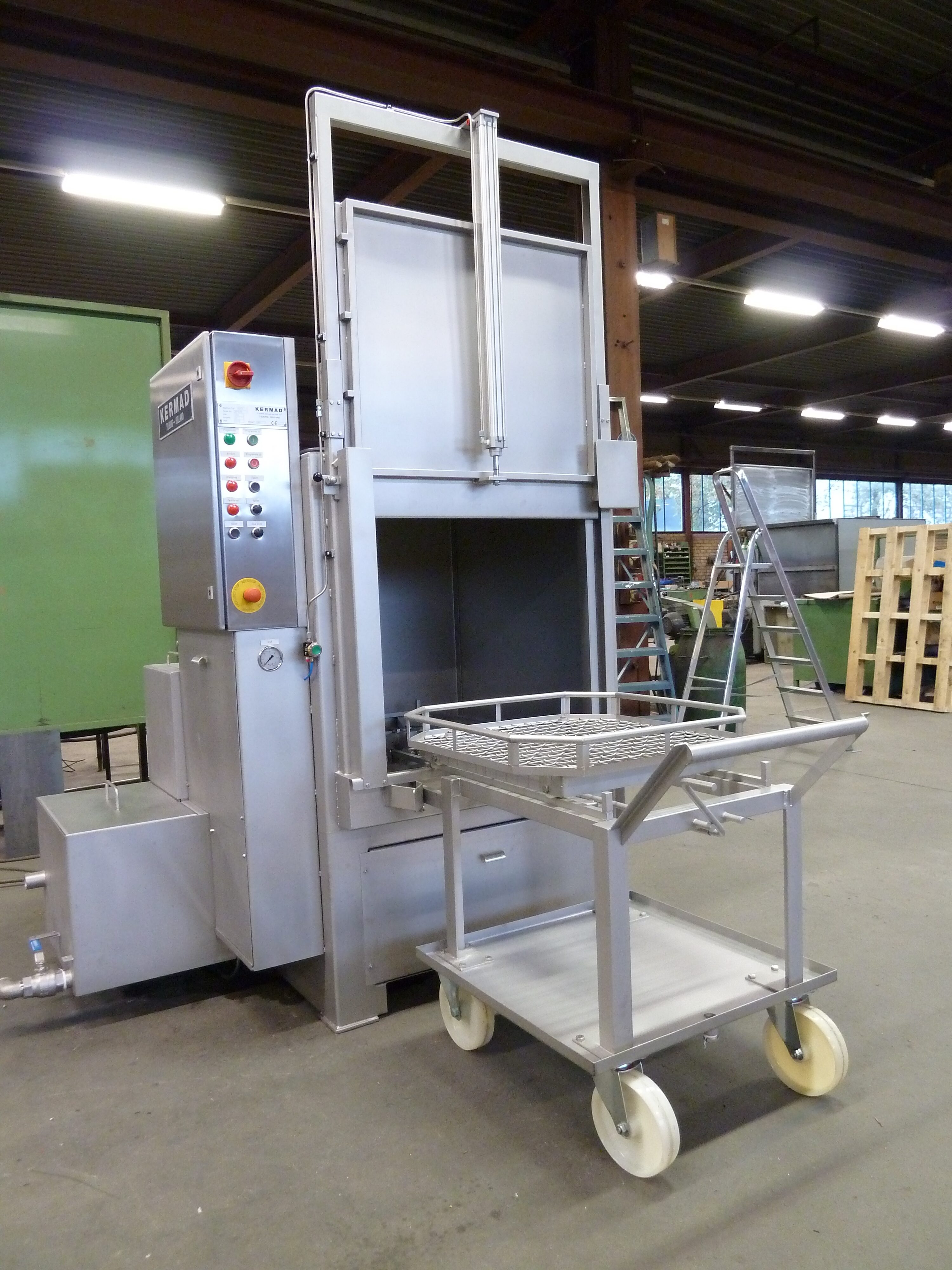 Reinigingsmachine Kermad naspoelen